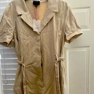 Brand new Linen jumper with pockets with tag